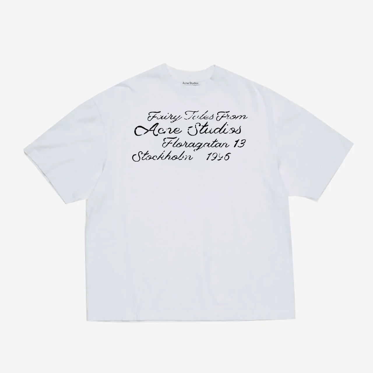 Acne Studios T G Breathable White Black Size XS S M L (19)
